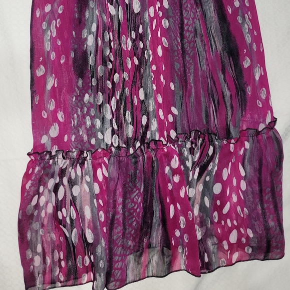 Guess,  size 3, pink graphic cocktail dress - Picture 2 of 6